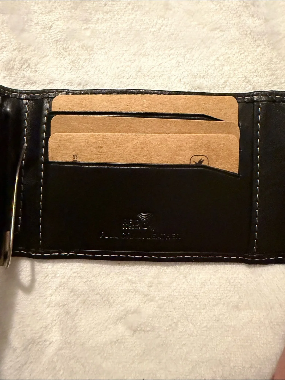 Otokraft Wallet Made In Japan Genuine Leather Men's Black Bifold New In Box
